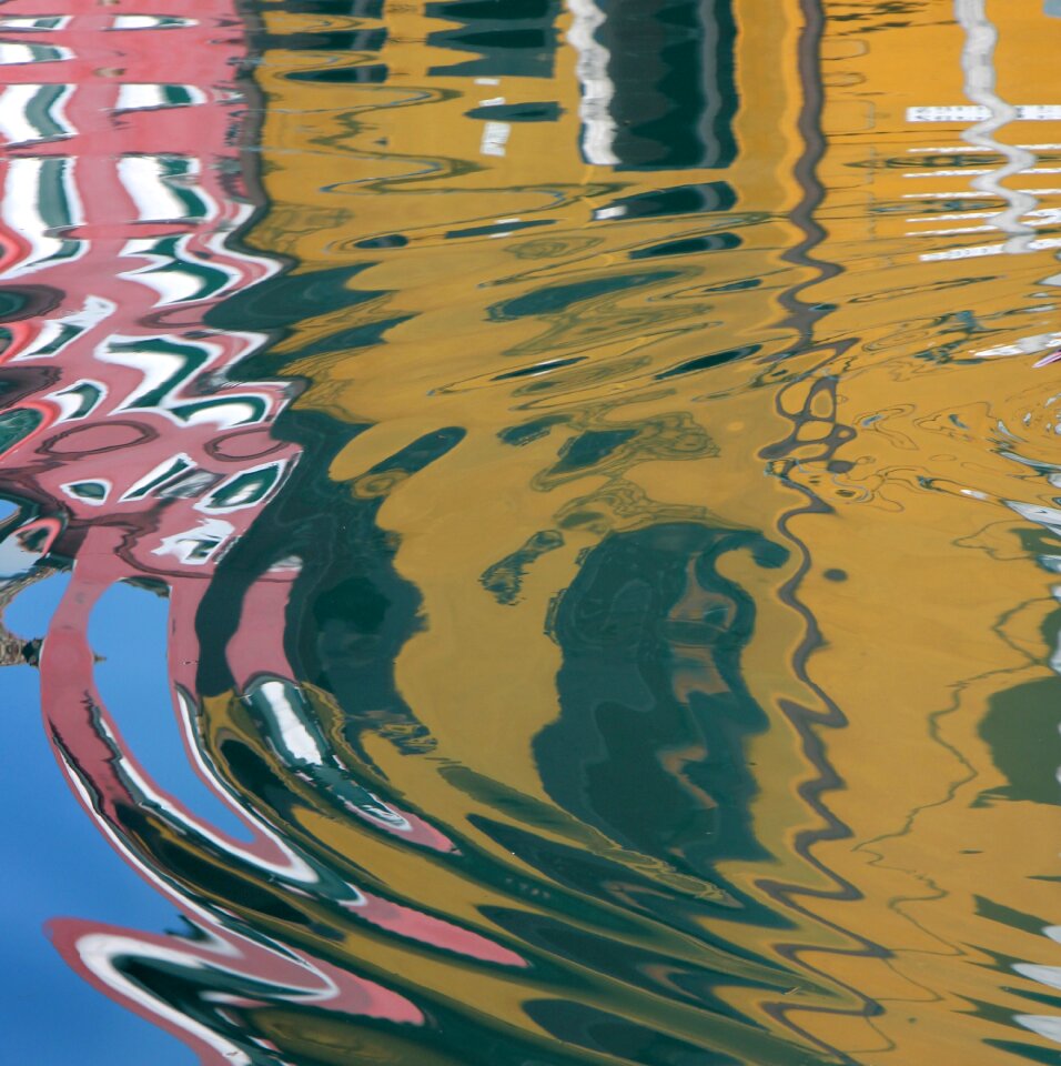 Reflections water light