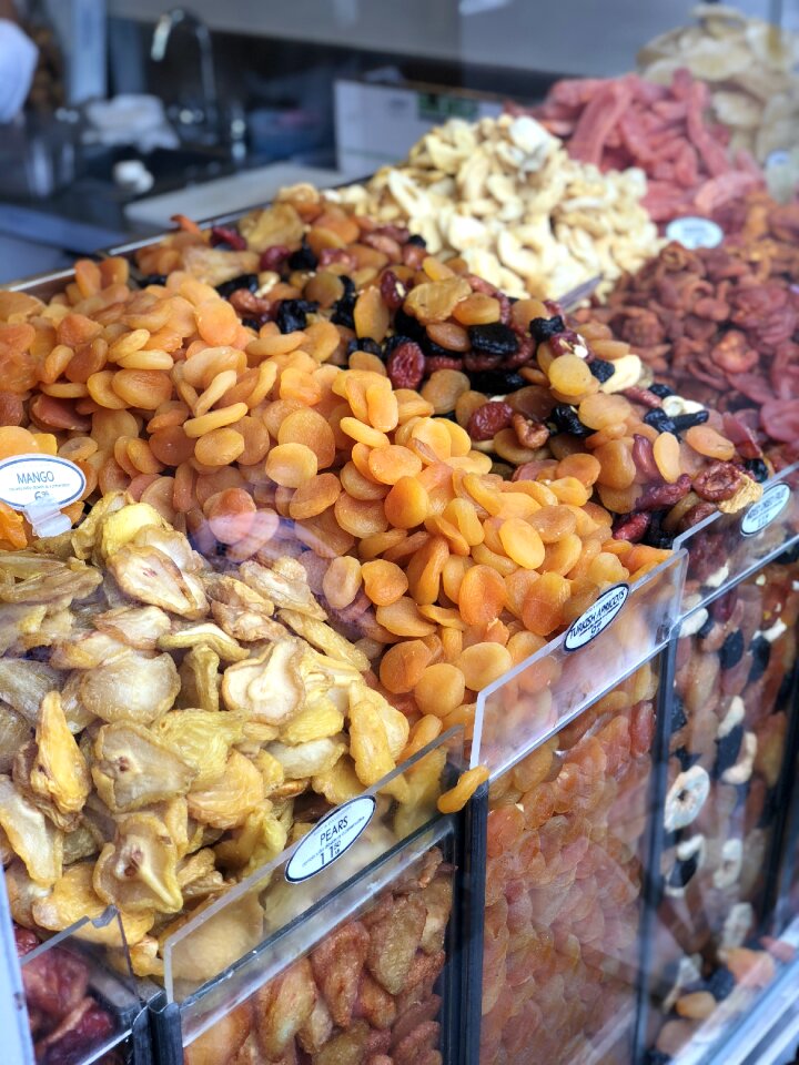 Raisins plums dried fruit