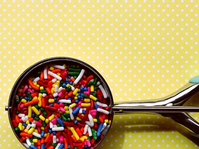 Sweet color dessert
