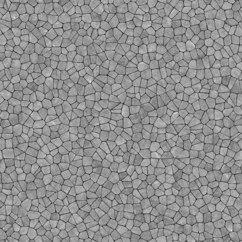 Mosaic pattern pierre