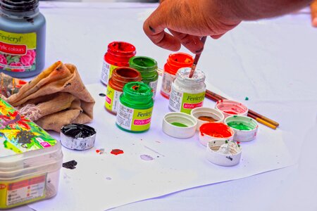 Painting brush art