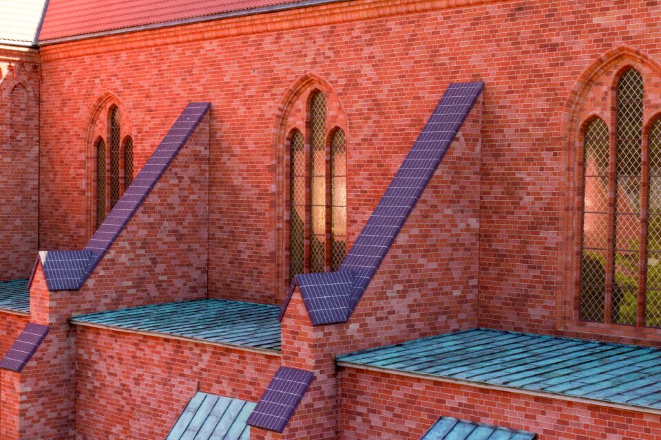 Wall the cathedral texture