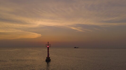 Lighthouse sea the sea