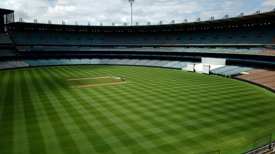 Sports arena sports field green football