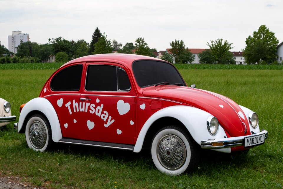 Oldtimer vw beetle auto