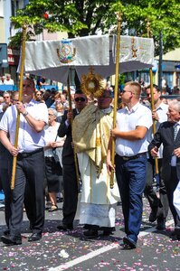 The procession the eucharist poland