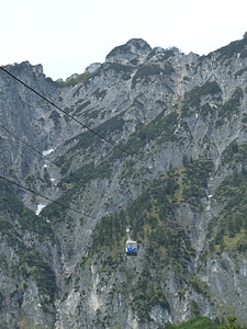Lower mountain railway shuttle service two cable car
