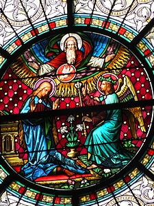 Window stained glass faith