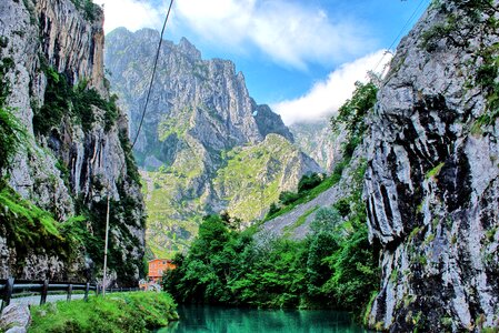 Asturias spain mountain landscape photo