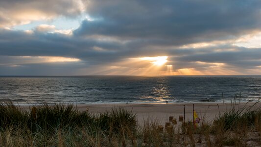 Sylt clouds nature photo