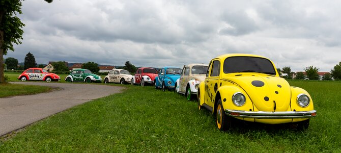 Oldtimer vw beetle auto