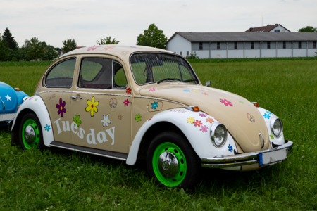 Oldtimer vw beetle auto