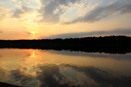 Atmospheric water reflection sunlight photo