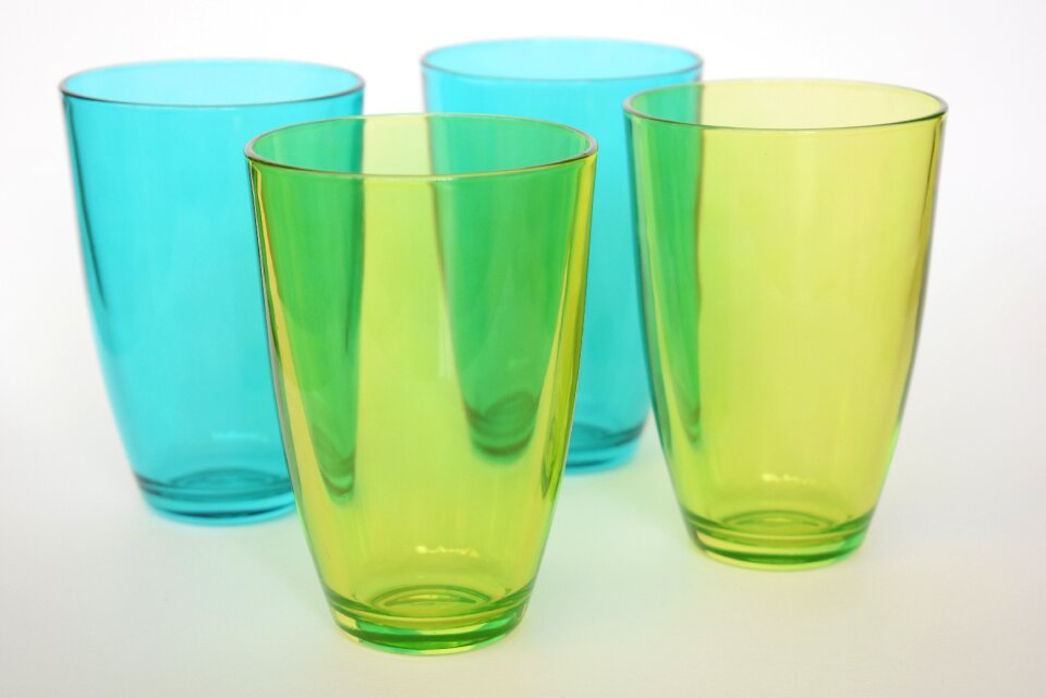 Transparent translucent drink photo