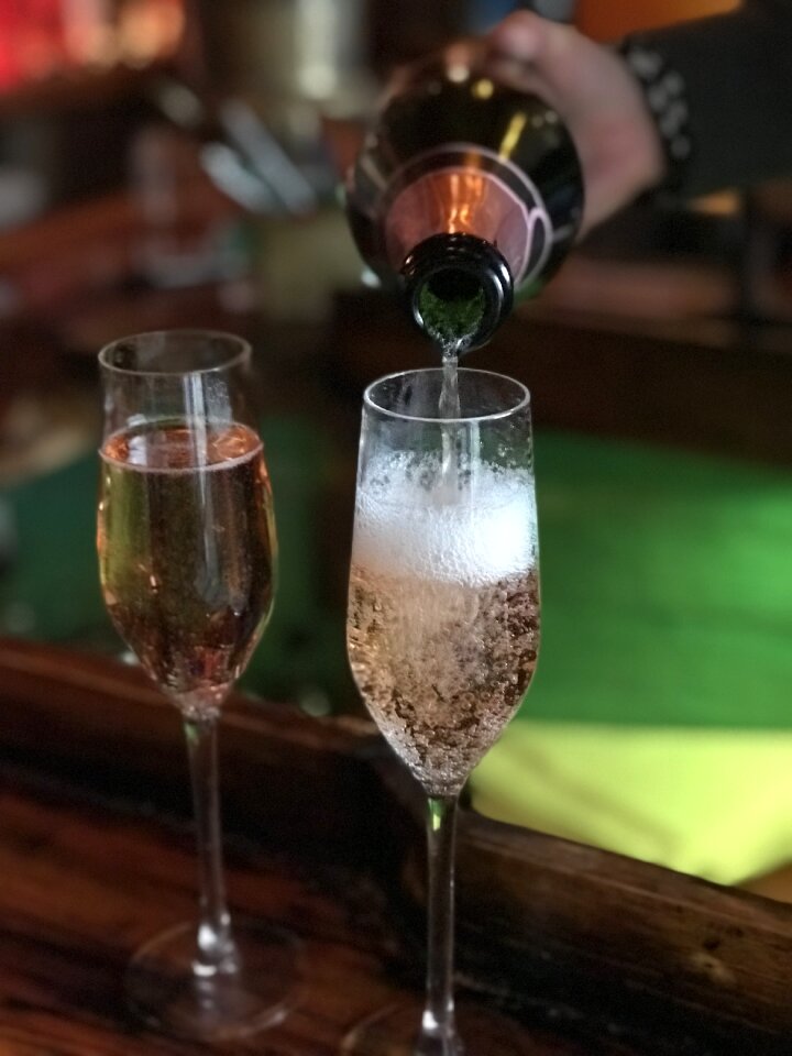 Glass celebrate party