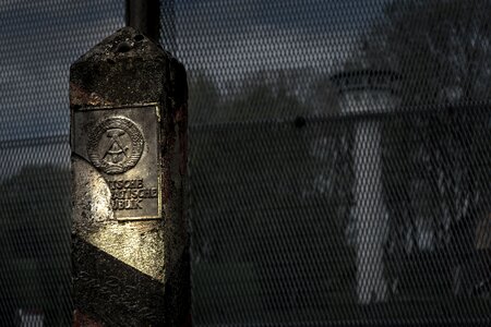 Ddr former ddr border pile