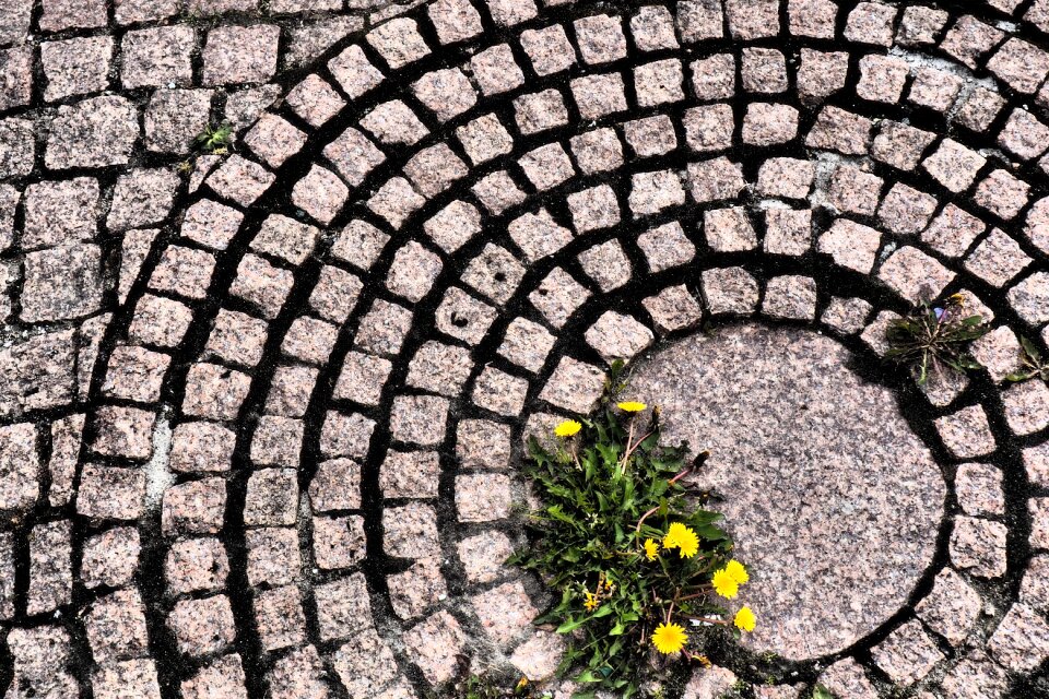 Material pierre road pavers