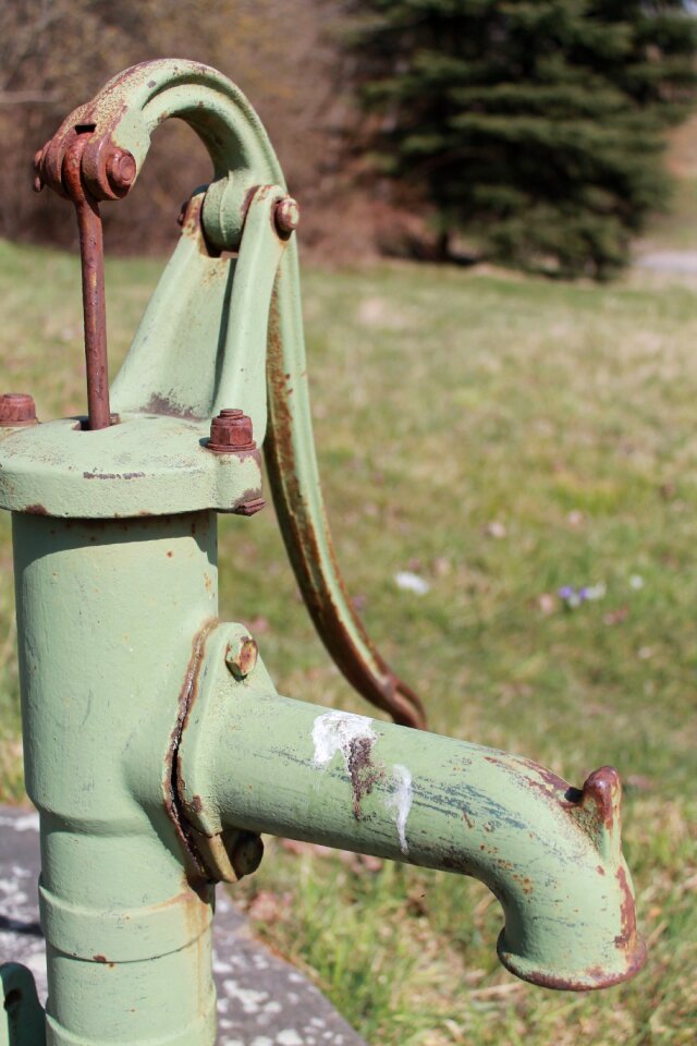 Vintage fountain water pick