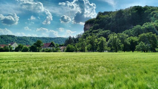 Summer clouds coswig photo