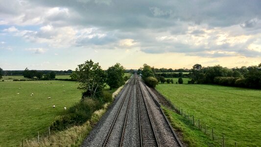 Perspective scenery sky photo