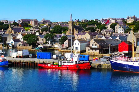 Blue harbor harbour photo