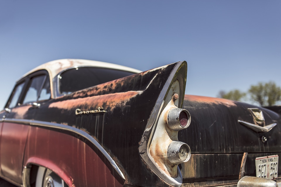 Retro car automobile