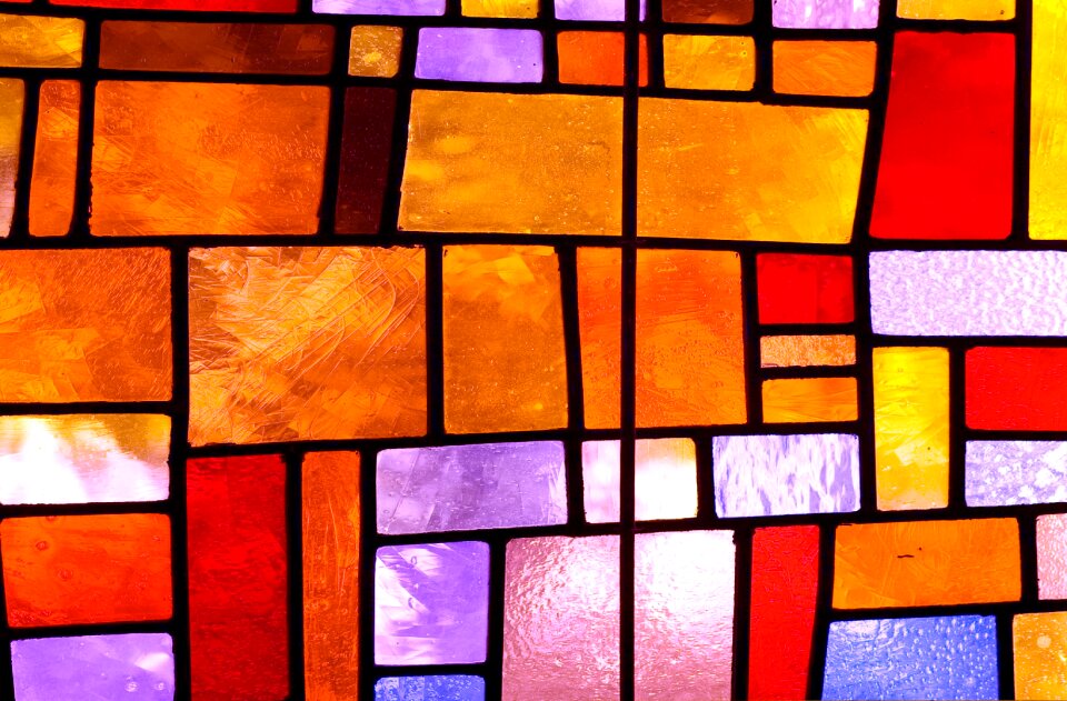 Stained glass windows colorful stained glass