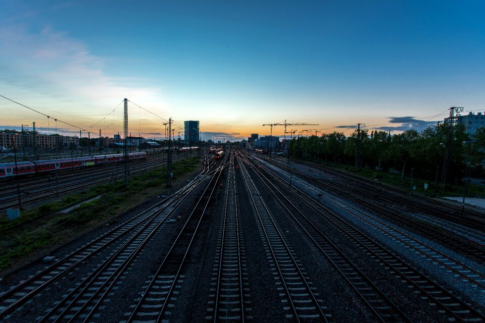 Gleise trains mannheim