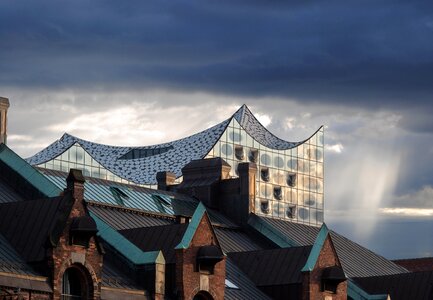 Brick old speicherstadt building photo