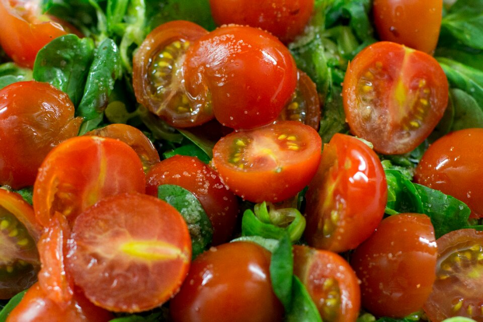 Tomatoes salad red