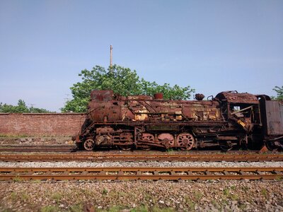 Train machinery industrial photo