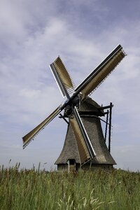 Friesland dutch mill landscape photo