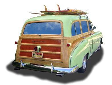 Classic transportation surf boards