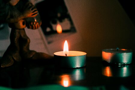 Light lighting meditation photo