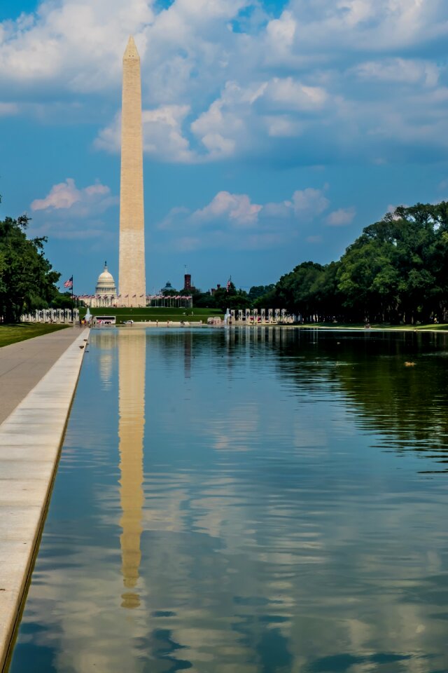 Reflection pond mirror