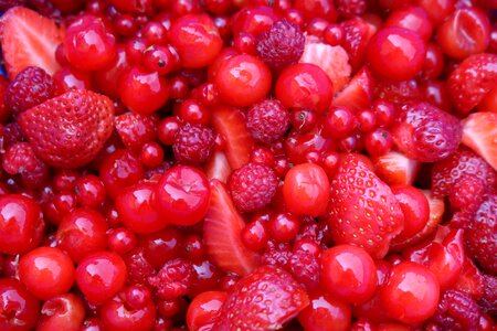 Berry red nature fruits
