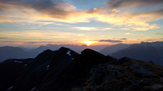 Mountain alpine landscape