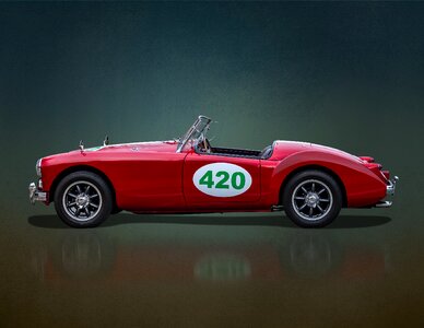 Convertible roadster fifties