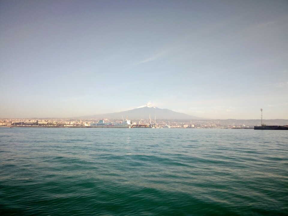 Landscape volcano sicily