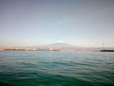 Landscape volcano sicily