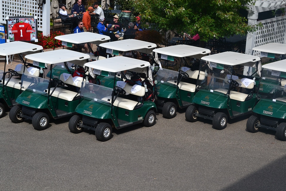 Golf cart golf sports