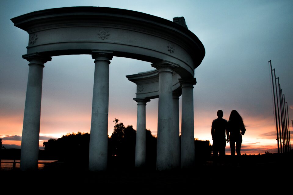 Structure sunset architecture