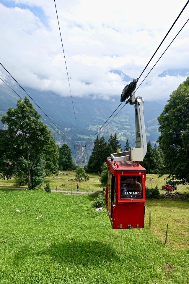 Alpine mountains landscape