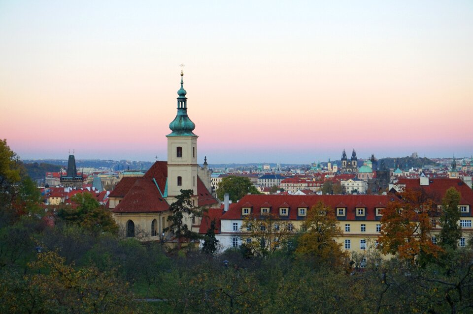 Church city cityscape