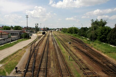 Railway railroad railroad tracks photo
