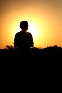 Silhouette man