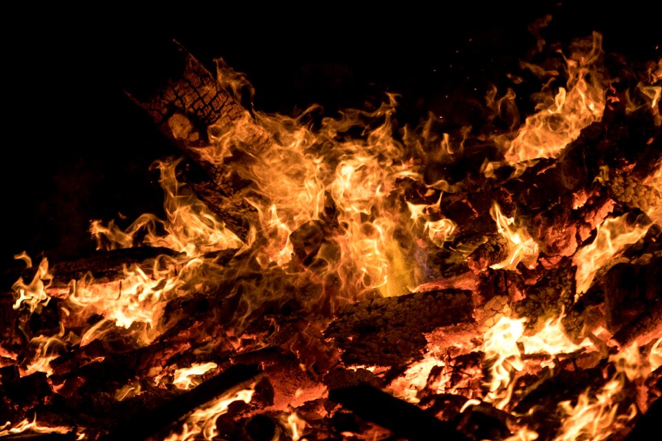 Heat bonfire campfire photo