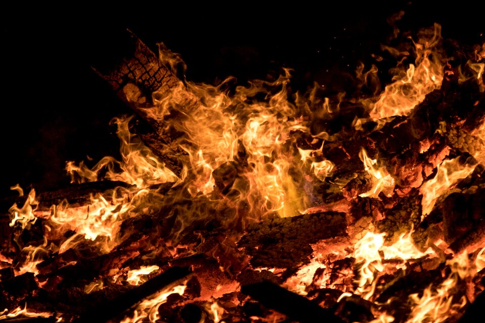 Heat bonfire campfire