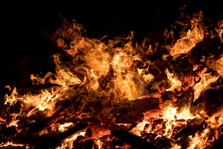 Heat bonfire campfire photo