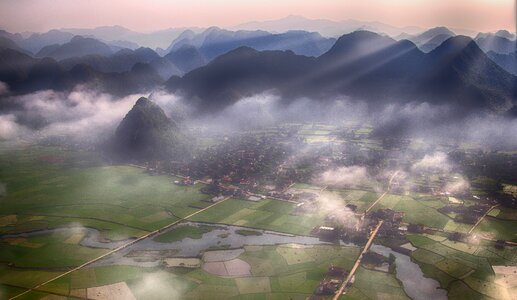 Landscape photo binh minh landscape of vietnam